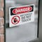 Signmission Hot Surface Sign, 7 in H x 10 in W, Vinyl Decal, Hot Surface Do Not Touch OS-2PACK-DS-D-710-L-2231 - alternate 5